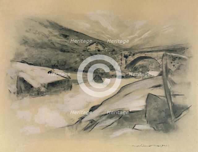 'A Mountain Torrent', 1903. Artist: Mortimer L Menpes.