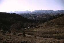 A mountain farm along the Skyline Drive in Virginia, ca. 1940. Creator: Jack Delano