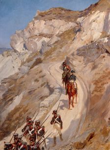 A Mountain Pass, 1895. Creator: Andrew Carrick Gow