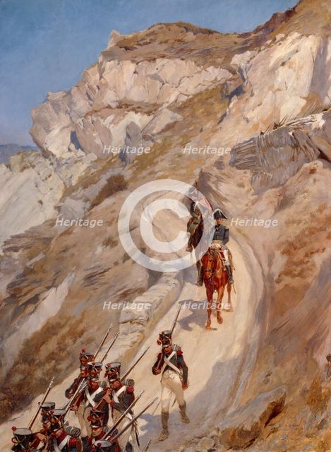 A Mountain Pass, 1895. Creator: Andrew Carrick Gow.