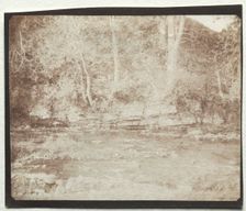 A Mountain Rivulet Which Flows at the Foot of Doune Castle, 1844. Creator: William Henry Fox Talbot (British, 1800-1877)