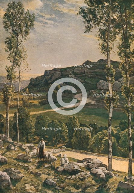 'A Mountain Road in Provence', 1904, (c1930). Creator: Herbert Edwin Pelham Hughes-Stanton.