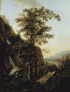 A mountainous landscape, c1650-1692. Creator: Willem de Heusch