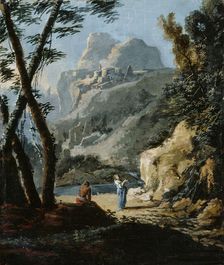 A mountainous landscape, c1700-1730. Creator: Marco Ricci