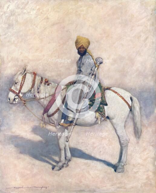 'A Mounted Mace-bearer', 1903. Artist: Mortimer L Menpes.