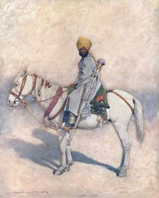 A Mounted Mace-bearer 1903. Artist: Mortimer L Menpes