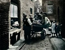A move in Slumopolis London, c1901 (1901)