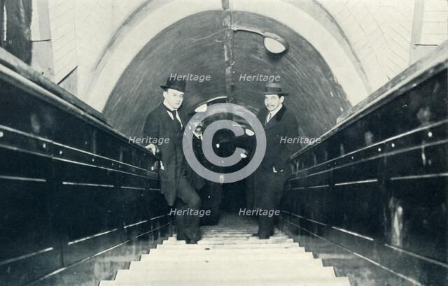 'A Moving Staircase', 1922. Creator: Unknown.