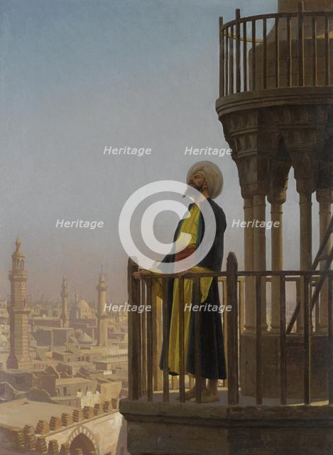 A muezzin. Artist: Gerôme, Jean-Léon (1824-1904)