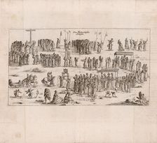 A Muscovite procession (Illustration from Travels to the Great Duke of Muscovy and the King..., 1634 Creator: Anonymous
