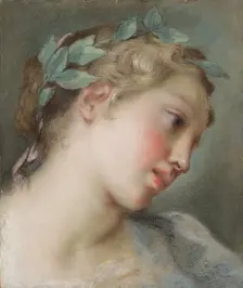 A Muse, mid-1720s. Creator: Rosalba Giovanna Carriera