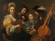 A Musical Company, 1651. Creator: Gerard van Kuijl
