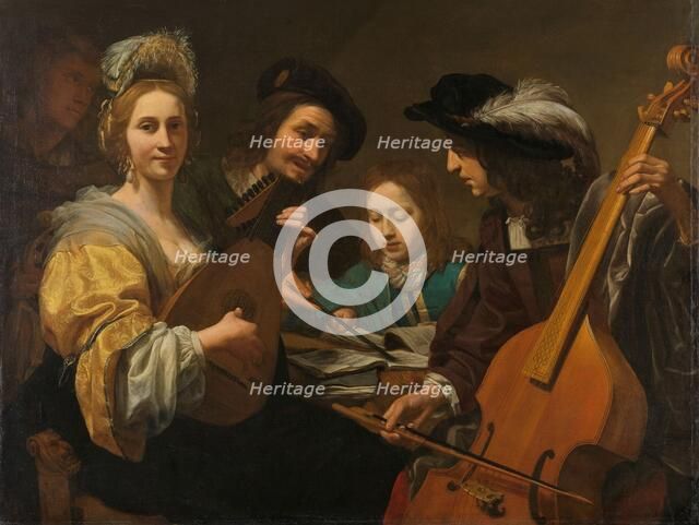 A Musical Company, 1651. Creator: Gerard van Kuijl.