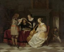 A Musical Company, 1673. Creator: Jan Verkolje