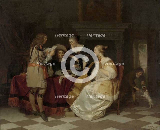 A Musical Company, 1673. Creator: Jan Verkolje.