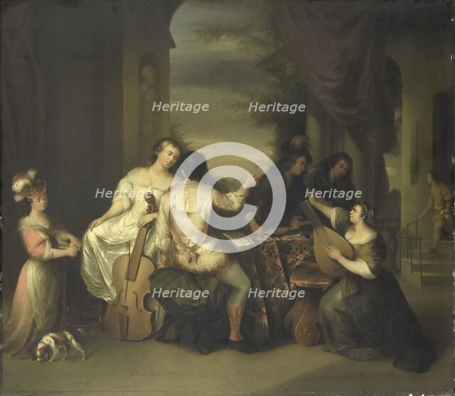 A Musical Company, 1730-1757. Creator: Melchior Brassauw.