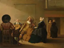 A Musical Company in an Interior, 1630. Creator: Pieter Symonsz Potter