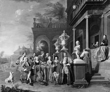 A Musical Gathering at the Court of the Elector Karl Albrecht of Bavaria, 1730. Creator: Peter Jacob Horemans