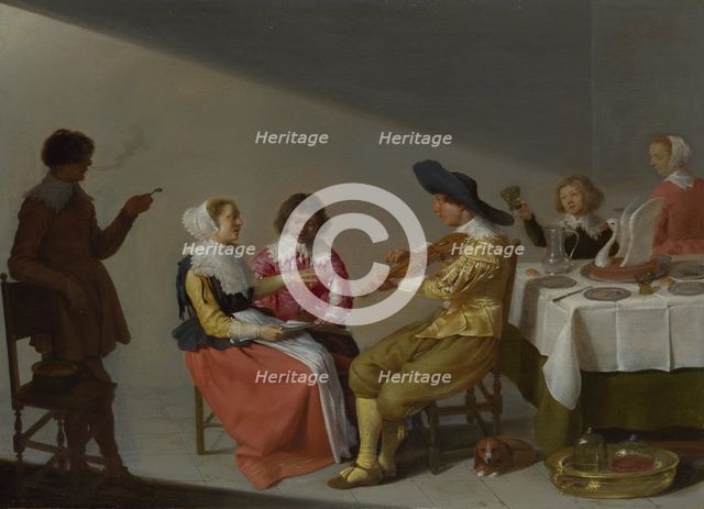 A Musical Party, 1631. Artist: Velsen, Jacob, van (1597-1656)