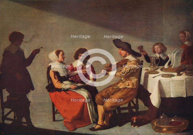 'A Musical Party', 1631, (c1915). Artist: Jacob van Velsen.