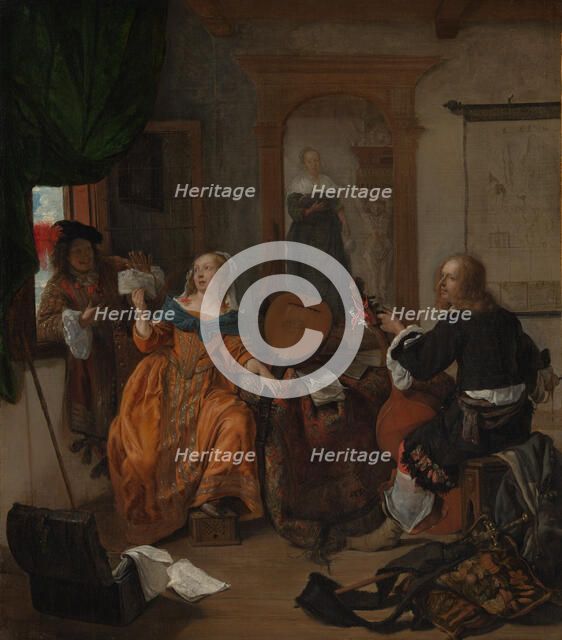 A Musical Party, 1659. Creator: Gabriel Metsu.