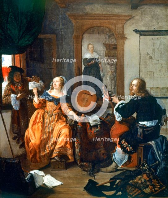 'A Musical Party', 1659. Artist: Gabriel Metsu