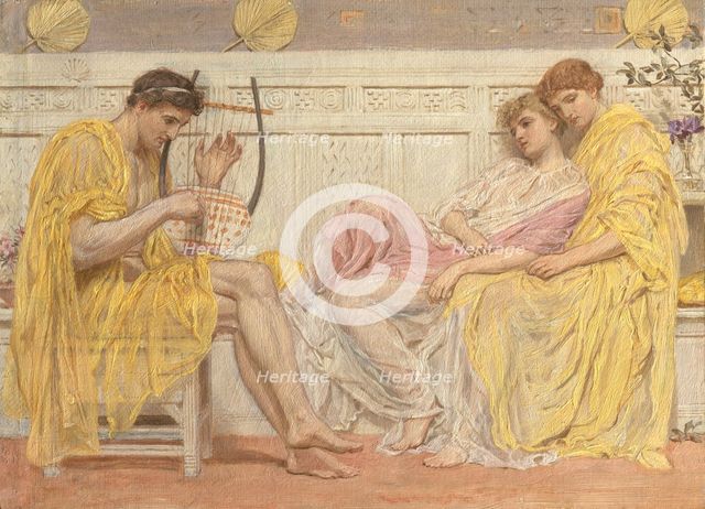 A Musician, ca. 1867. Creator: Albert Joseph Moore.