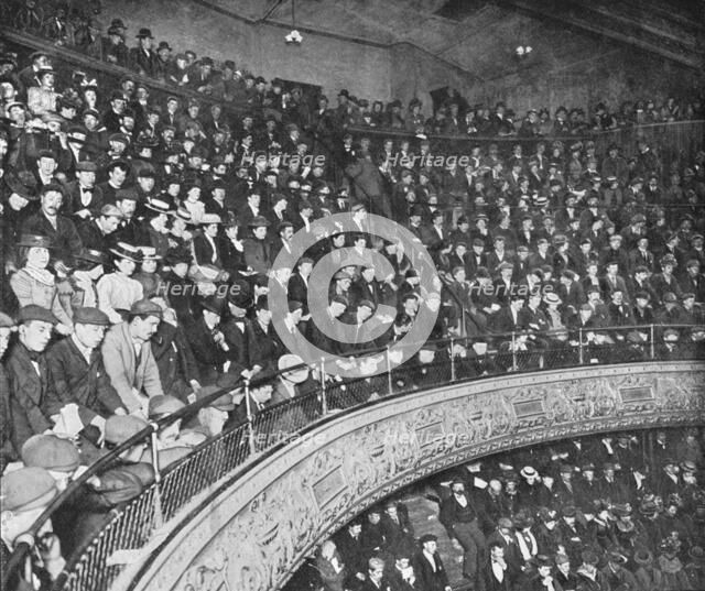 A music hall gallery, London, c1900 (1901). Artist: Unknown.