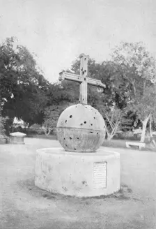 A Mutiny Relic - The Cross from Delhi Church c1910. Creator: Unknown
