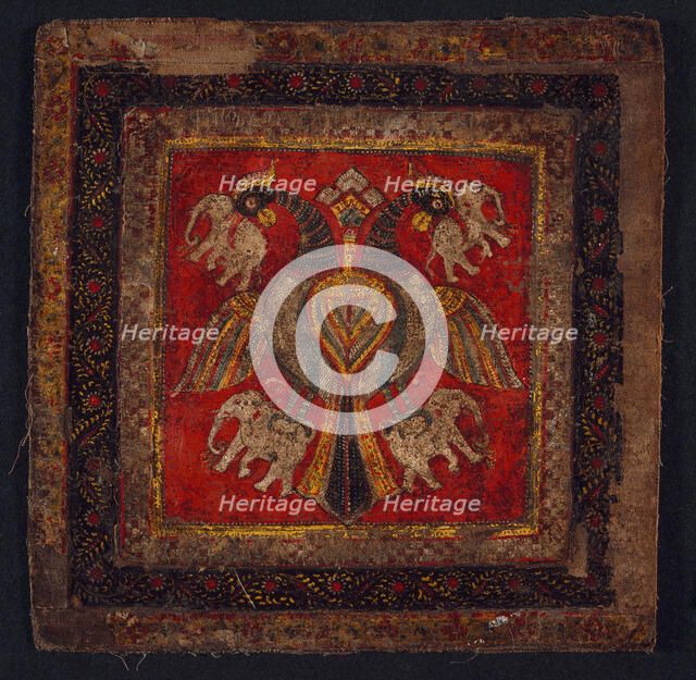 A Mythical Creature Killing Elephants, between c1650 and c1700. Creator: Unknown.