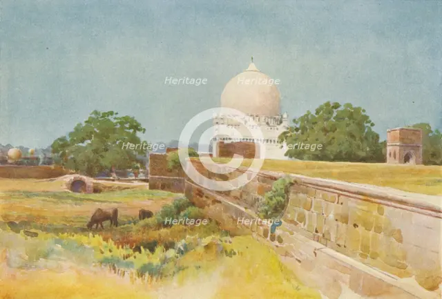 'A Nameless Tomb, Bijapur', c1880 (1905). Creator: Alexander Henry Hallam Murray.