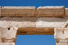 A Nabataean temple, Avdat, Israel. Creator: Samuel Magal