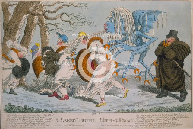 'A Naked Truth, or Nipping Frost', 1803. Creator: Unknown.