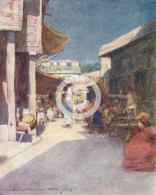 'A Narrow Street', 1905. Artist: Mortimer Luddington Menpes.