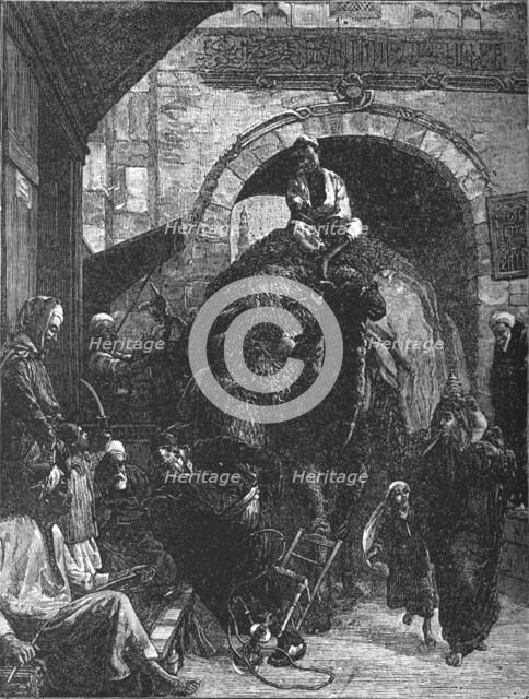 'A Narrow Way in Cairo', c1882. Artist: Walter Charles Horsley.