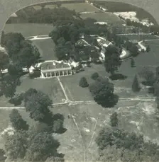 A Nation's Shrine from the Air - Home of Washington, Founder of the Republic, Mt. Vernon, Va. c19 Creator: Unknown