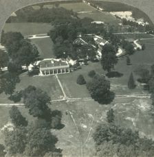 A Nation's Shrine from the Air - Home of Washington, Founder of the Republic, Mt. Vernon, Va. c19 Creator: Unknown