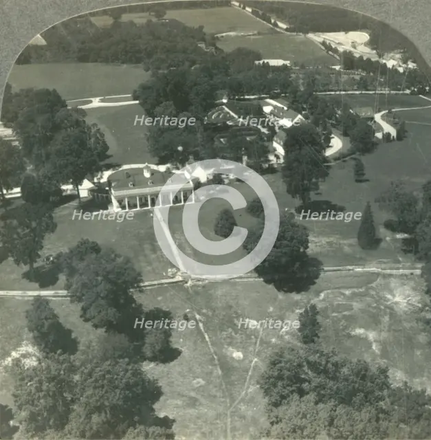 'A Nation's Shrine from the Air - Home of Washington, Founder of the Republic, Mt. Vernon, Va.', c19 Creator: Unknown.