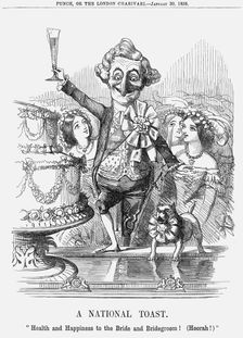A National Toast 1858. Creator: Unknown