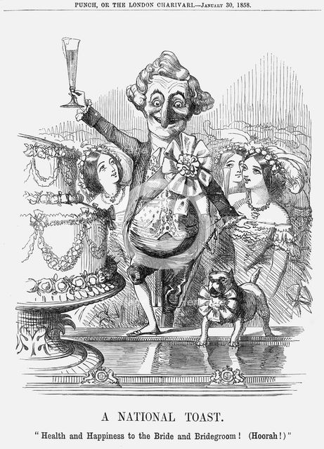 'A National Toast', 1858. Creator: Unknown.