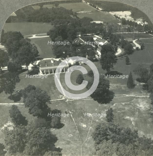 'A Nation's Shrine from the Air - Home of Washington, Founder of the Republic, Mt. Vernon, Va.', c19 Creator: Unknown.