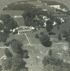 A Nation's Shrine from the Air - Home of Washington, Founder of the Republic, Mt. Vernon, Va. c19 Creator: Unknown