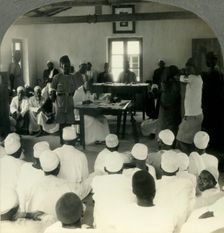 A Native Court in Ujili, Tanganyika Territory, Africa c1930s. Creator: Unknown