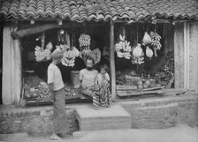 A Native Boutique or Fruit Shop c1890, (1910). Artist: Alfred William Amandus Plate