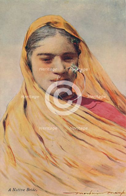 'A Native Bride', c1920s. Creator: Mortimer L Menpes.