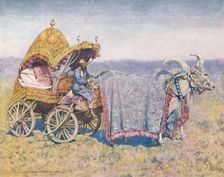 A Native Bullock-cart from Bikanir 1903. Artist: Mortimer L Menpes