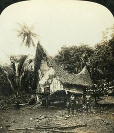A Native Hut, Sariba, British New Guinea c1909. Creator: George Rose