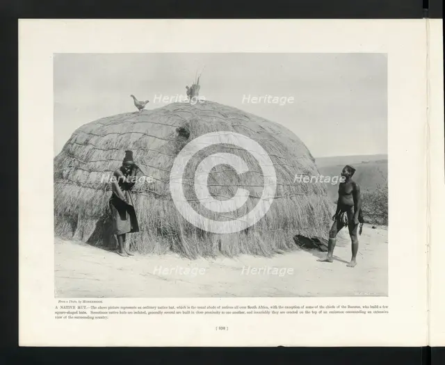 A Native Hut, South Africa, c1899.  Creator: John Middlebrook.