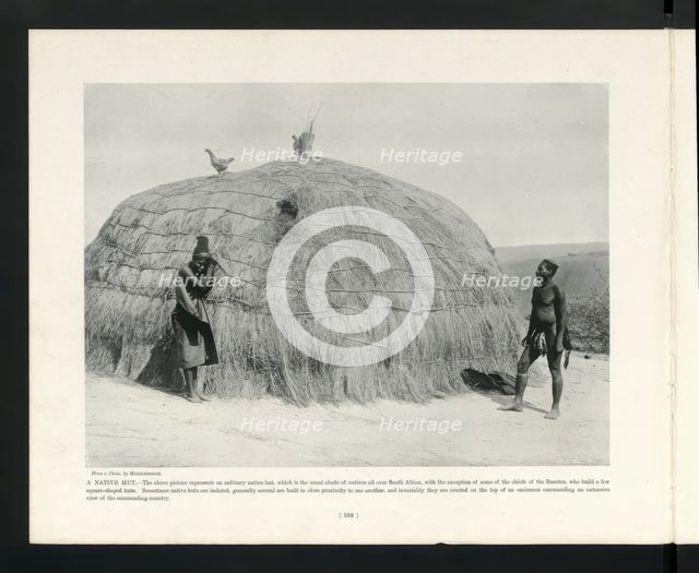 A Native Hut, South Africa, c1899.  Creator: John Middlebrook.