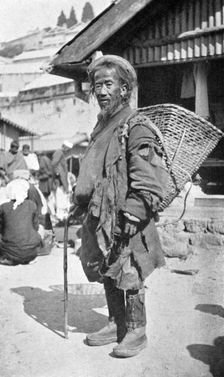 A native of Darjeeling, West Bengal, India, c1910